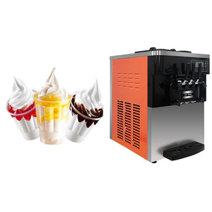 Nouvelle machine à fabriquer de la crème glacée électrique automatique certifiée CE de 26L-30L/H avec acier inoxydable SUS304 - Product Image 3