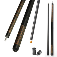 TAVON Vente en gros de queues de billard personnalisées en fibre de carbone 100%, texture 3K, fabrication OEM ODM