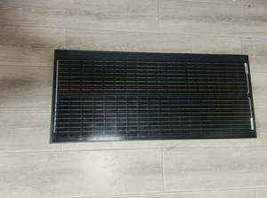 Panneau solaire monocristallin 60W 18V entièrement noir, énergie écologique, service OEM, fournisseur d'usine - Product Image 2