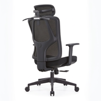 Chaise de Direction en Maille de Qualité, Certifiée BIFMA, Roulettes en PU, Assise Haute Résilience, Sièges de Bureau en Gros pour Espaces de Travail Institutionnels
