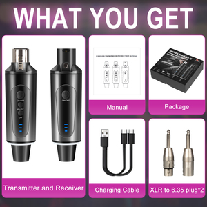 Chuyên Nghiệp Cầm Tay <span class=keywords><strong>Microphone</strong></span> Xlr Transmitter Receiver Kỹ Thuật Số Có Dây Để Không Dây Cardioid Mô Hình Cực Làm Bằng Nhựa - Product Image 3