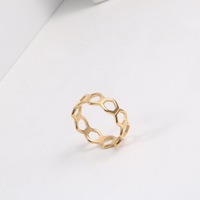 Bague Nid d'Abeille, Bague de Fiançailles, Bague de Mariage, Bague Empilable, Bague de Pouce Unique, Bijou Tendance et Mignon pour Femmes et Hommes