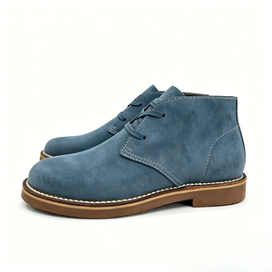 Bottes Chukka pour hommes en cuir de vachette, style désert, avec coutures Goodyear, vintage, fournisseur OEM ODM en gros - Product Image 1