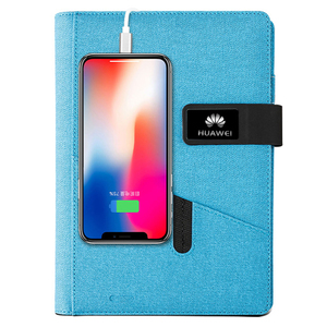 Hàng Mới Về 2023 Nhật Ký Điện Tử Sang Trọng Dành Cho Doanh Nhân Sổ Tay Powerbank Nhật Ký Kỹ Thuật Số Kèm Bộ Sạc Không Dây Usb - Product Image 5