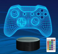 Game Light Gaming Room Lamp 3D Light para Xbox/PS Gaming