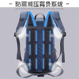 Mochila de Ciclismo y Senderismo de 40L, Mochila de Trekking de Nailon con Forro de Poliéster, Impermeable, para Montaña, Camping y Excursiones - Product Image 4