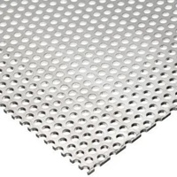 Maille perforée en acier inoxydable, plaque perforée en aluminium, maille en acier, maille métallique décorative perforée