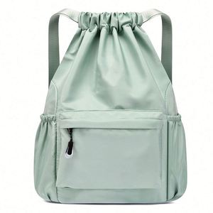2022 New Waterproof Oxford Cloth Drawstring Sports <b>Backpack</b> 20L Capacity Printable Logo Simple Design for <b>Men</b> Women's Travel - Product Image 5