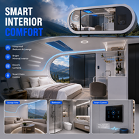 Vente en gros d'usine, meilleure qualité, maison capsule spatiale, maison pomme, mini-maison, maison mobile, maisons préfabriquées avec verre panoramique