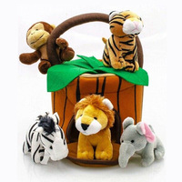 Nouvelle Grande Peluche Personnalisée pour Enfants 2025 – Maison de Cheval en Peluche Marron/Blanc avec Couverture en Coton Noir – Jouet Animal en Peluche Confortable