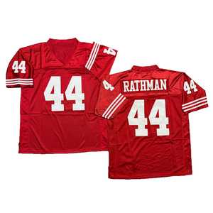 Maglia da Rugby Vintage da Uomo con Cuciture Stile Retrò Steve Young Joe Montana Deion Sanders <span class=keywords><strong>Ricky</strong></span> Watters Roger Craig Taglie S-3XL Spedizione Rapida - Product Image 6