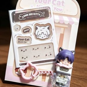 Official Love and <span class=keywords><strong>Deepspace</strong></span> Your Cat Misses You Rafayel Sylus Caleb Zayne Xavier Game Cosplay Keycap Card Rod Toiletry Bag - Product Image 5