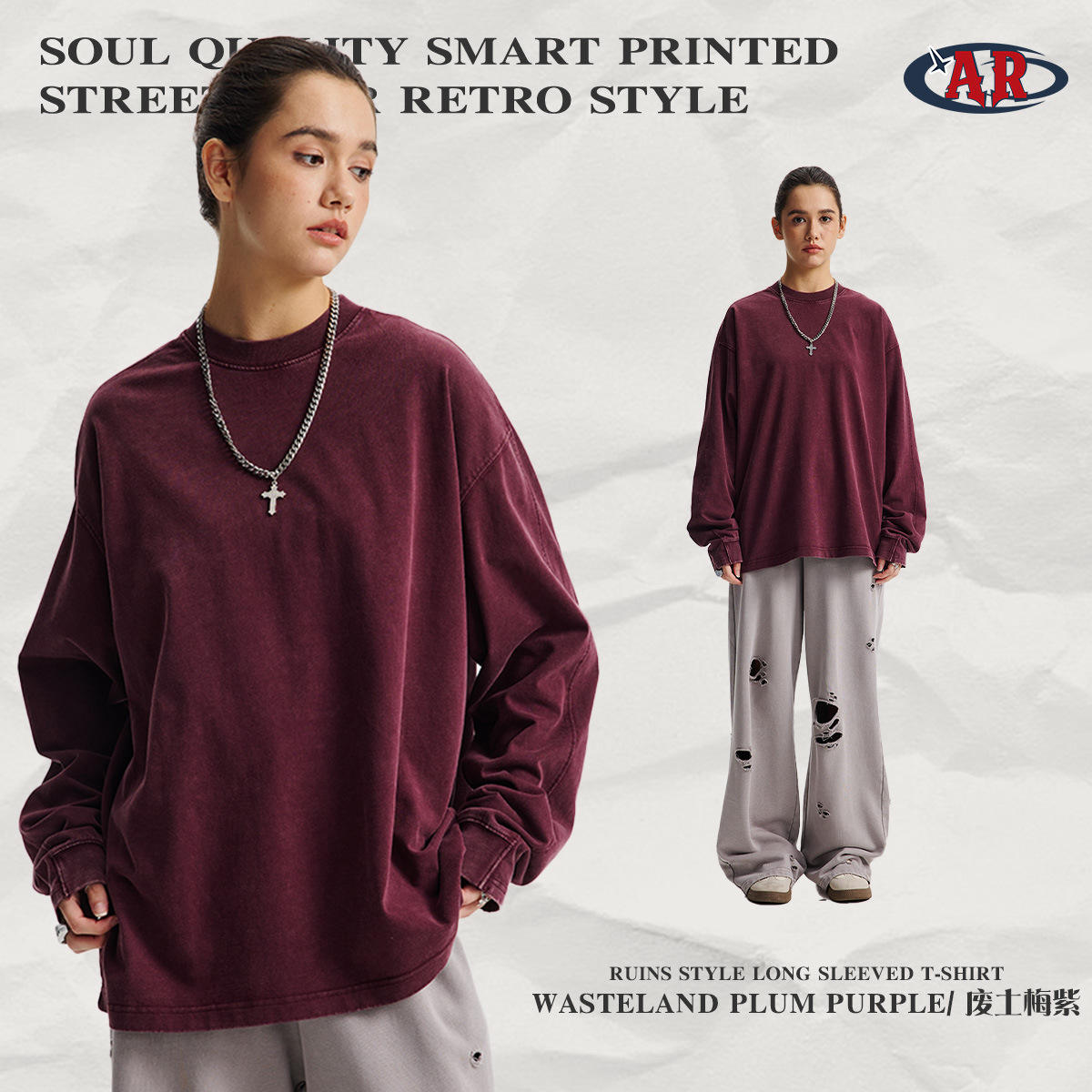 C10 T-shirt-Wasteland Plum Purple