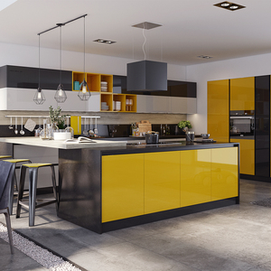 Mobili per Tutta la Casa in Stile Moderno e Minimalista, Armadi da Cucina Economici con Piani di Lavoro in Quarzo, Materiali in Legno e MDF - Product Image 2