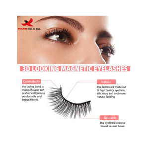 Lote Mixto de Pestañas Postizas Magnéticas FENGFLY, 10 Pares, Fáciles de Usar, de Larga Duración, con Kit de Delineador, Precio Bajo - Product Image 2