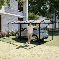 Pergola de voiture en aluminium 2026, structure de montage de toit en polycarbonate, abri de voiture extérieur