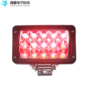 Flare <b>Star</b> Electronic <b>Led</b> Tail Light 33w 12v Red Lens Universal Fit For Retrofit Upgrade - Product Image 1