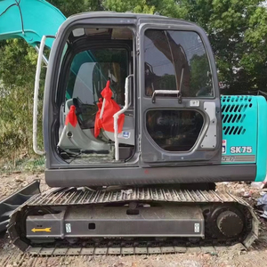 Moteur EPA Excavateurs Kobelco Sk75 d'occasion Usine Kobelco Vente du Japon MINI Excavateur Kobelco Sk75 en bon état - Product Image 1