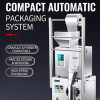 Machine d'emballage automatique à chaud pour le dosage quantitatif, le conditionnement et la fermeture de sachets de poudres et granulés, pesage et emballage 100g