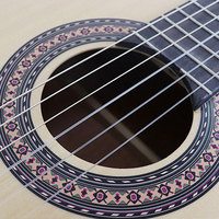 CIVIN GYS-D39Q Stringed Instrument OEM Spruce Veneer Body Sapeli Back Matte Round Corner 39 Inch Wooden Classical Guitar
