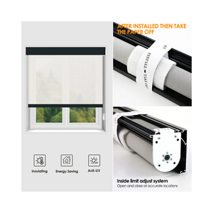 Persiana Enrollable Automática Horizontal Moderna de Alta Calidad con 100% de Oscurecimiento, Ecológica y Duradera <span class=keywords><strong>para</strong></span> el Hogar y la Oficina - Product Image 4