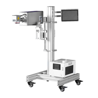 Imprimante de marquage laser UV industrielle machine de codage de numéro de lot de code QR imprimante laser UV pour bouteille fil câble codage expiration