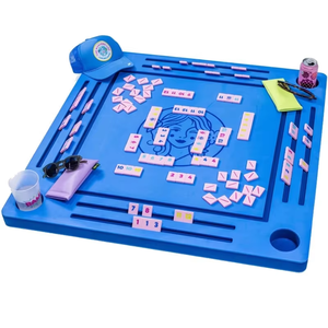 Tapis de jeu flottant personnalisé de luxe moderne en EVA pour Mahjong, Domino, Rummy – Couleurs et tailles variées (32-34 pouces) – Imprimé, imperméable, pour plage et fêtes au bord de la piscine - Product Image 3