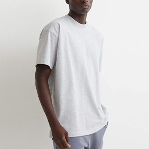 T-shirt Oversize Personnalisé Streetwear à Épaules Tombantes pour l'Été – T-shirt Vierge en Coton Lourd 100% – Fabricant - Product Image 3