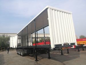 Semi-remorque Chitu 3 essieux, 60 tonnes, type fourgon fermé en acier, pour marchandises sèches, charge utile maximale de 70 000 kg, à vendre - Product Image 6