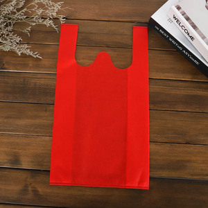 Nhà Máy Sinh Thái Tái Chế Siêu Thị Mua Sắm Không Dệt Vải Chết Cắt Vest Túi - Product Image 2