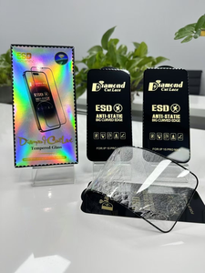 Protector de Pantalla de Vidrio Templado con Corte de Diamante Antiestático ESD a Precio Económico, MOQ Bajo para iPhone 17 Pro Max y iPhone 18 Pro Max - Product Image 1