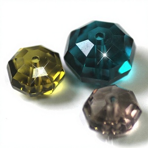 Lot <span class=keywords><strong>de</strong></span> 50 perles plates en verre <span class=keywords><strong>cristal</strong></span> autrichien, forme irrégulière, pour la fabrication <span class=keywords><strong>de</strong></span> bijoux DIY faits à la main - Product Image 3