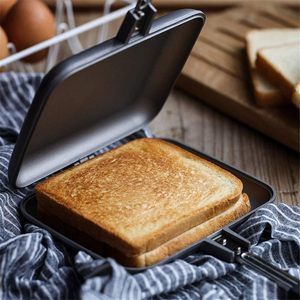 Popular Portable <b>Sandwich</b> Cake Mold Aluminium Roasting Pan Outdoor Use Two Side Breakfast <b>Sandwich</b> Grill Pan - Product Image 2