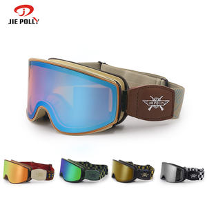 Jiepolly Lunettes de ski anti-buée et anti-poussière cylindriques pour snowboard, lunettes d'hiver, lunettes de soleil de sport - Product Image 6