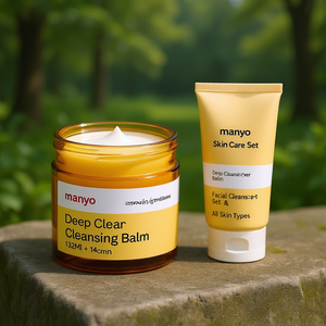 Set de Bálsamo Limpiador Facial Manyo Deep Clear 132 ml + Limpiador Facial 14 ml para Todo Tipo de Piel - Product Image 3