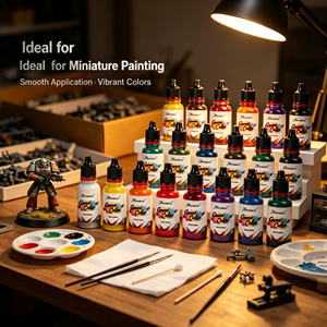 Kit de Pintura Profesional <span class=keywords><strong>para</strong></span> Modelismo con Logotipo Personalizado, Pinturas Acrílicas <span class=keywords><strong>para</strong></span> Modelos y Miniaturas de Mesa - Product Image 5
