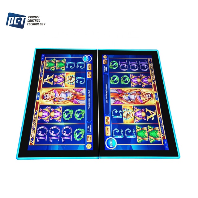 21.5" Front + Edge + Rear Backlights Slot LED Gaming Touch Screen Capacitive Touch Screen Gaming Monitor for Gaming Cabinet
