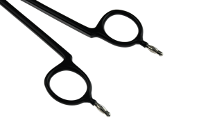 Anastomose vascular fina cirúrgica médica Instrumentos cirúrgicos curvo Fórceps hemostáticos Tesoura dissecante bipolar - Product Image 4