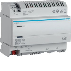 TJAS471 compatibile con il modulo Hagers KNX TP-IP IOT+EASY+DOMOVEA PLUS 6M - Product Image 1