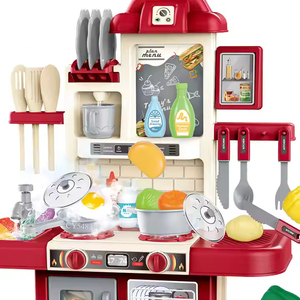 Spray simulado Juguete de cocina para niños Juguete de cocina Juego de simulación Traje de cocina con luz y sonido - Product Image 3