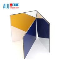 Panneau composite miroir Alumetal Dibond Acp Aluminium Bond Alucobond Guangzhou