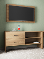 Meubles de chambre d'hôtel haut de gamme, lit, canapé, miroir pour projets hôteliers