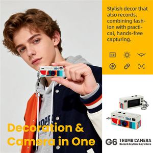 <span class=keywords><strong>Cámara</strong></span> Digital CMOS Retro de Moda para Niños y Estudiantes, <span class=keywords><strong>Cámara</strong></span> <span class=keywords><strong>Mini</strong></span> G6 con Llavero para Deportes al Aire Libre, Transmisión en Vivo y Grabación de Video - Product Image 4