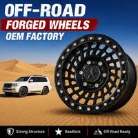 Jantes forgées 4x4 tout-terrain en alliage d'aluminium 6061-T6, jantes de rallye avec beadlock, couleur personnalisée, CE DOT
