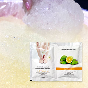 Removedor de piel muerta orgánico de etiqueta privada OEM, sal de Pedicura, gelatina de cristal suave, <span class=keywords><strong>SPA</strong></span>, relajación, remojo de pies, Kit de pedicura de gelatina - Product Image 3