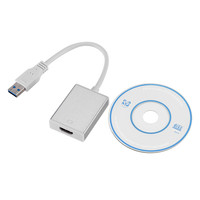 Cable Adaptador Convertidor Gráfico USB 3.0 a HDMI Multipantalla 1920x1080 HD para HDTV, LCD, PC, Laptop, VIDEO, Compatible con Win7/8