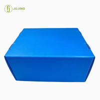 Plaque en plastique alvéolaire ondulé PP imperméable 0,5*0,5*0,5m 5mm, taille et couleur personnalisées, panneau cannelé en polypropylène pour boîte d'emballage