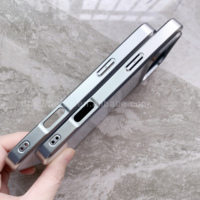 Étuis de téléphone vierges par sublimation pour Iphone17pro 17 16 15 Étui de téléphone blanc personnalisé en argent galvanisé