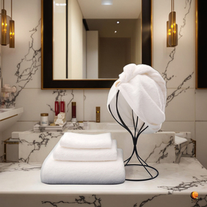 Wholesale Customizable Quick-Dry Bamboo Fiber <strong>Towel</strong> Set Knitted Technology Microfiber Face Head <strong>Wrapping</strong> <strong>Towel</strong> <strong>Hair</strong> Drying - Product Image 5