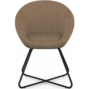 Sillón Individual Económico y Elegante, Amplio y Cómodo, Sillón Decorativo para el Hogar, Sillón con Forma de Huevo en Pana - Product Image 1